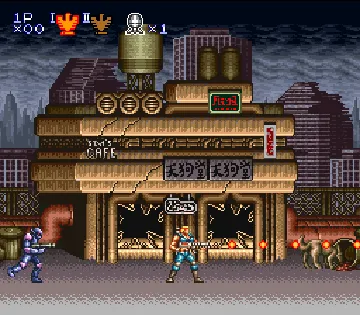 Contra III - The Alien Wars (USA) (Beta) screen shot game playing